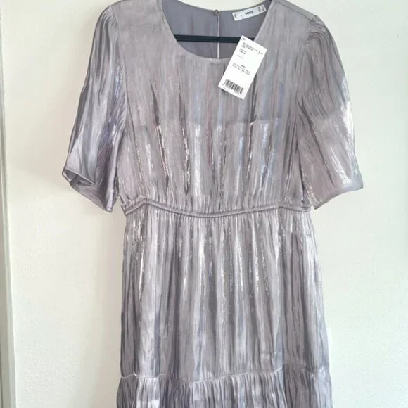 knee length dresses for ladies MANGO. Ts satin midi dress – Hibuy market main image 1